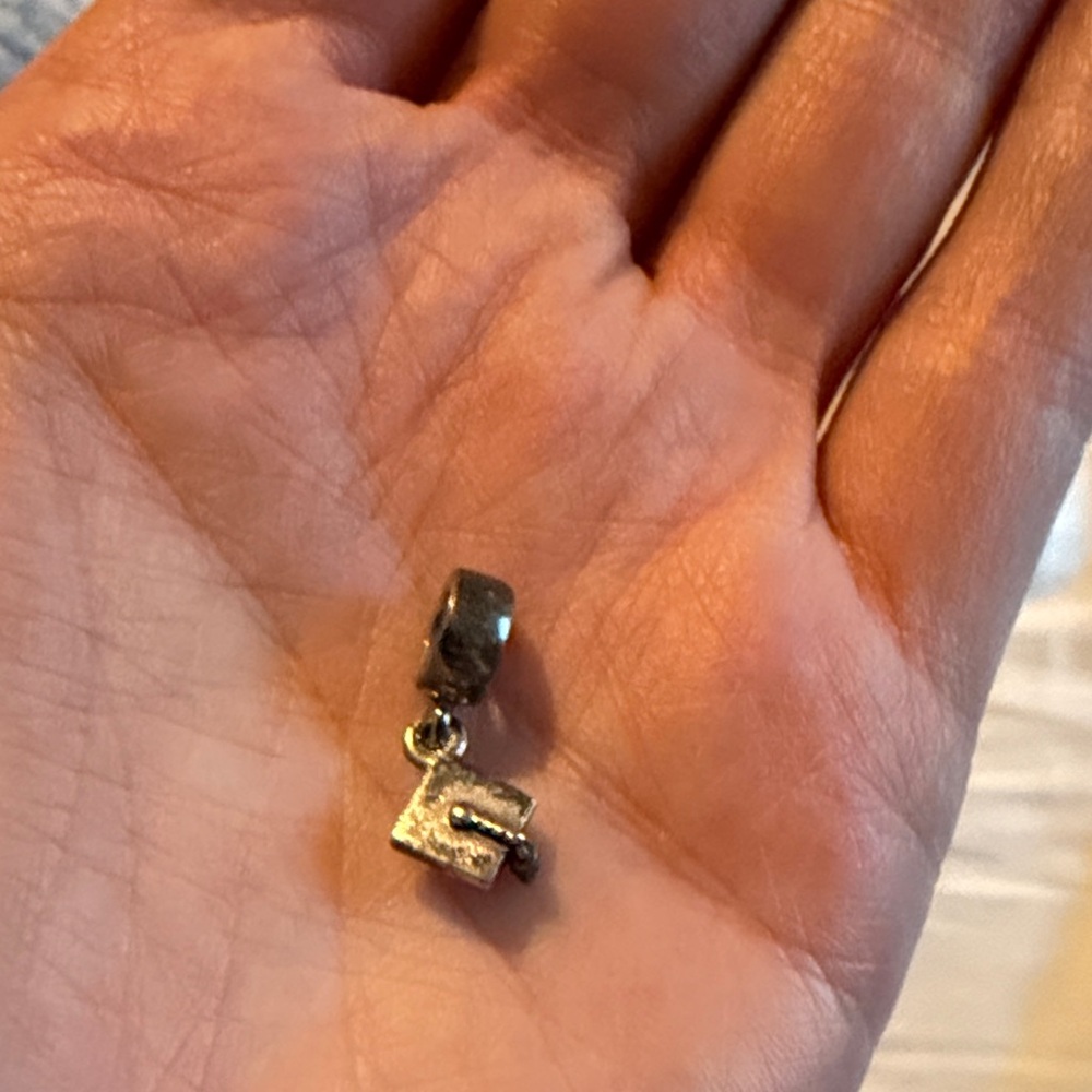 Pandora Sterling Silver Graduation Cap Charm